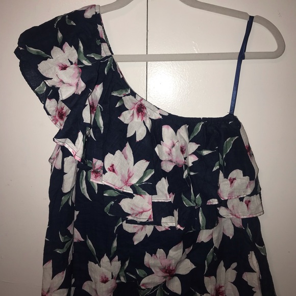 The Impeaccable Pig Floral One Shoulder Dress - Picture 3 of 5